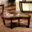 Meuble de salon cerise foncé 1pc