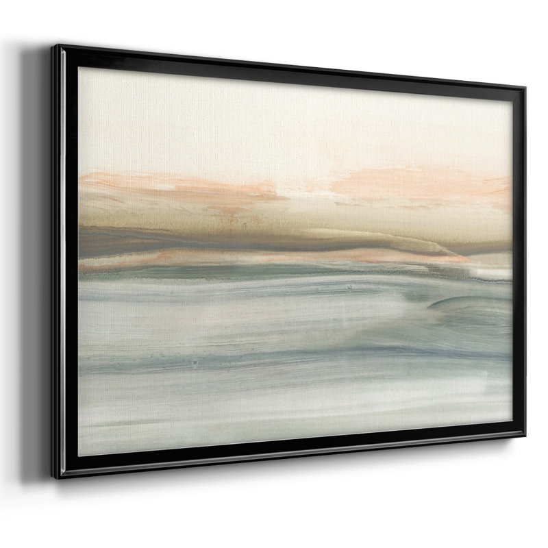 Atlantic Sunrise II, toile tendue avec cadre_2766521, H 18 po x l 26 po x P 1,5 po, Noir