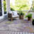 Machine Washable Indoor/Outdoor Xhevrie Purple Rug-1276500297