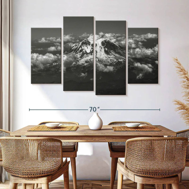 Mont Rainier Alvord, H 42 po x l 68 po