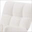 Chaise berçante rembourrée avec dossier haut Comfy