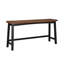 Ensemble de 4 tabourets de comptoir, tabourets de table et de comptoir de style transitionnel et meubles en bois d'hévéa massif-513643301-528664413