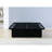 Black Metal Queen Size Bed, 16" Height, Stable Frame For Bedroom Luxury Platform Bed Frame, 16 Inches High, & Functional-1557846458