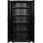 Armoire de rangement robuste 71 po avec portes verrouillables et 4 tablettes réglables-133001287