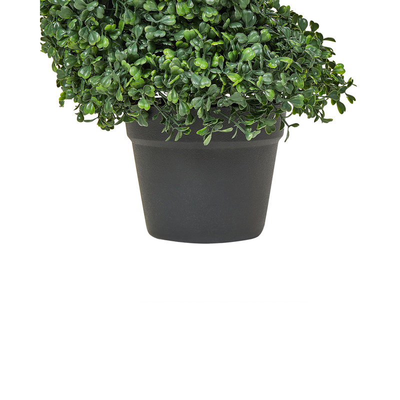 120 cm H Faux Boxwood Tree Plant in Plastic / Acrylic Planter