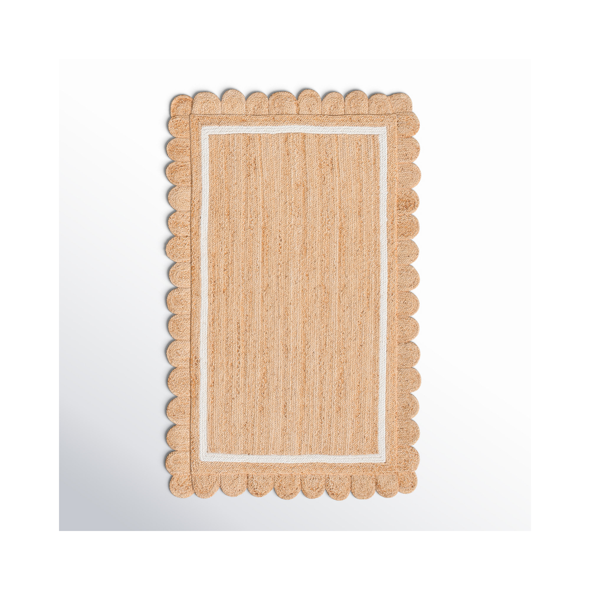 Inaki Jute/Sisal Area Rug, Rectangle 6' x 9'