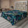 Drap plat à motif floral bohème Ambesonne