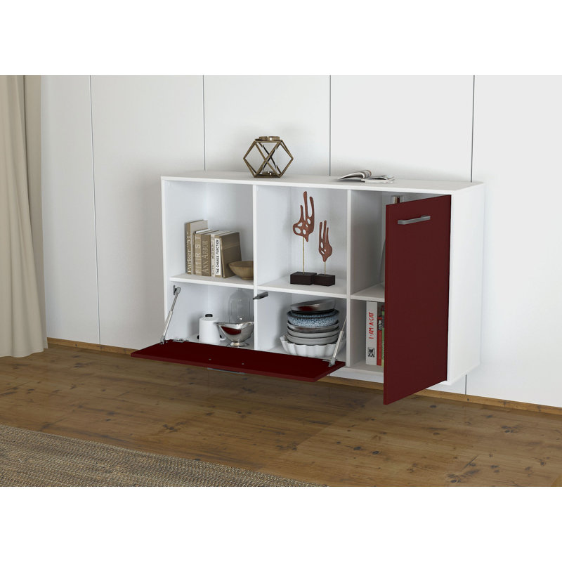 Palmdale Unfinished TV Stand for TVs up to 70", Mint/White