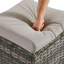 Repose-pieds de patio extérieur en osier PE Bellamy Stylish-682347157-682347159