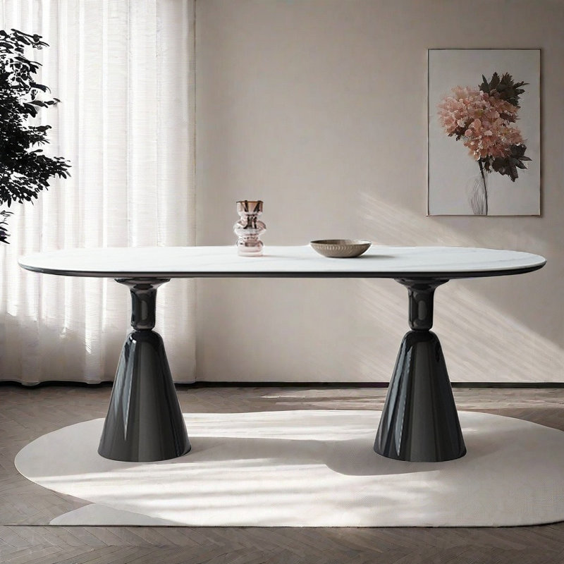 Table de salle à manger Vintage, H 29,52 po x L 55,11 po x l 31,49 po