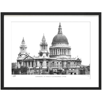 London, St Paul's Cathedral C1910 by Francis Frith - Single Picture Frame Print