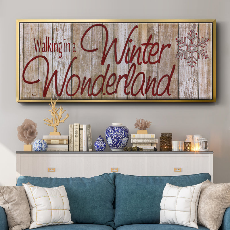 Winter Wonderland - toile encadrée