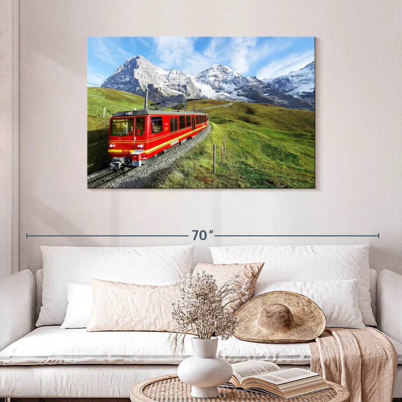 Mehar Bernese Highlands Train, 30" H x 45" W