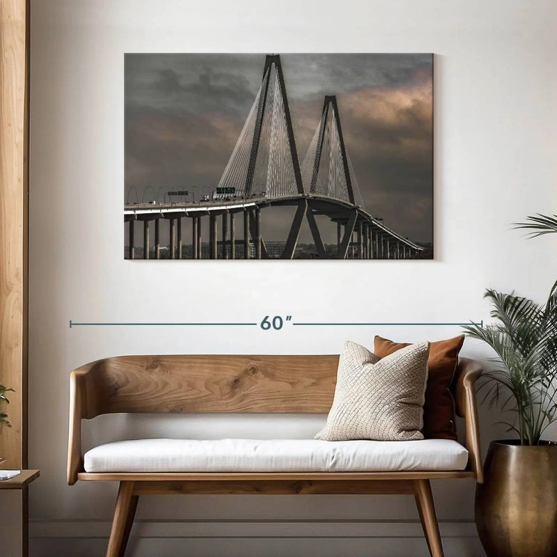 Rorry Iconic Ravenel Bridge, 30" H x 45" W