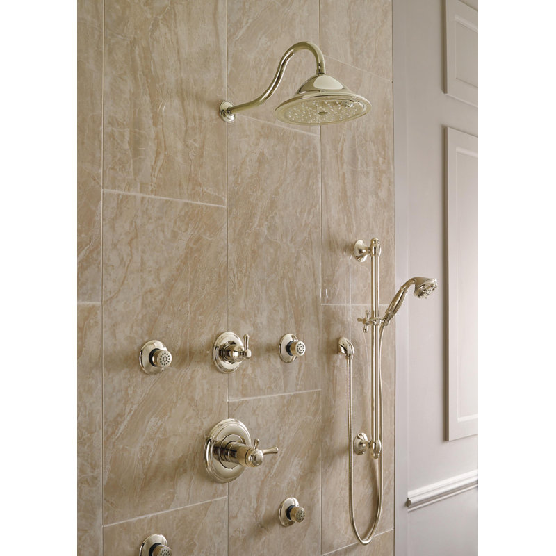 Cassidy™ 7" Shower Wall Trim, Polished Nickel