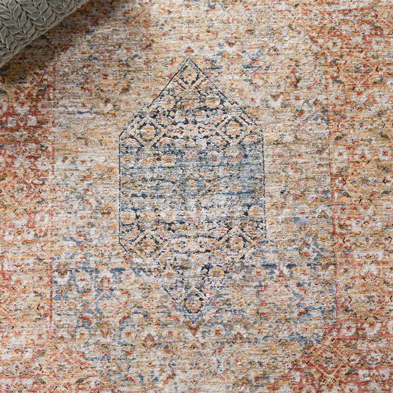 Silverado Performance Oriental Rug, Round 6'4"