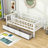 Wood Daybed with Two Drawers and Slats-209425340-209425341