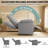 Electric Recliner Chair, with Massage and Heat, Remote Control
