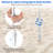 6.5 FT Beach Umbrella With Fringe Outdoor Tassel Umbrella With Push Button Tilt