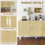 Armoire Sturdy Home, armoire Buffet, armoire d'appoint