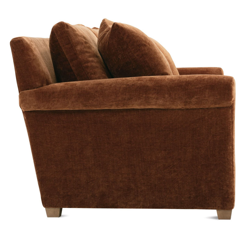 Canapé Jefferson, H 36 po x l 84 po x P 39 po, Mélange de polyester - brun