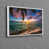 White Floater Framed