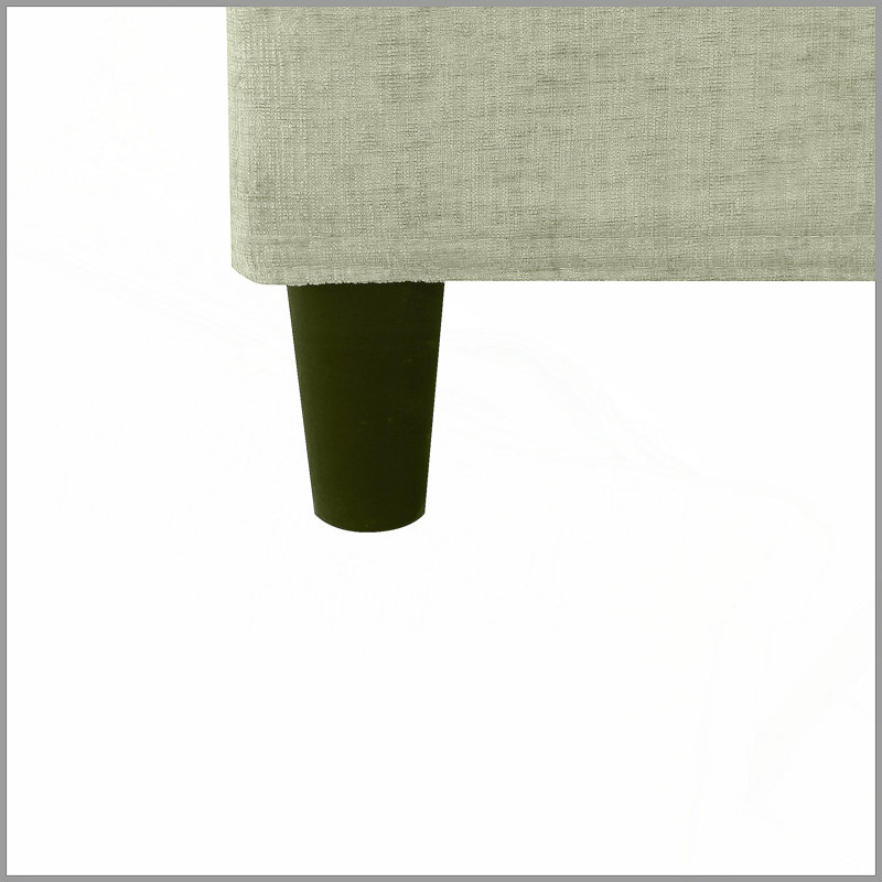 Canapé-lit 51,2 po Modern, Chenille verte