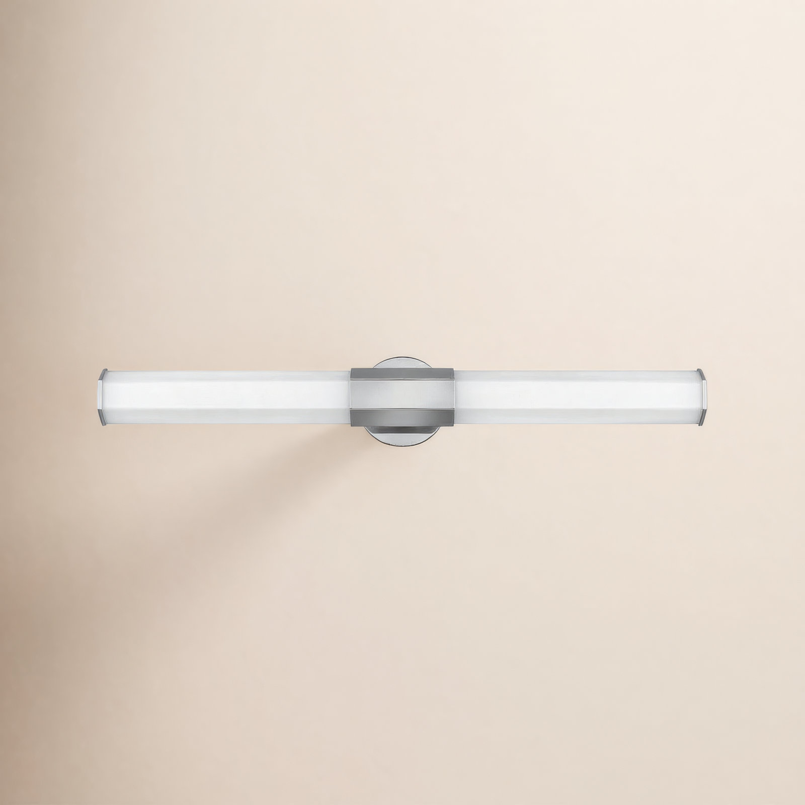 Belden Single Frosted Dimmable LED Bath Bar, Polished Nickel