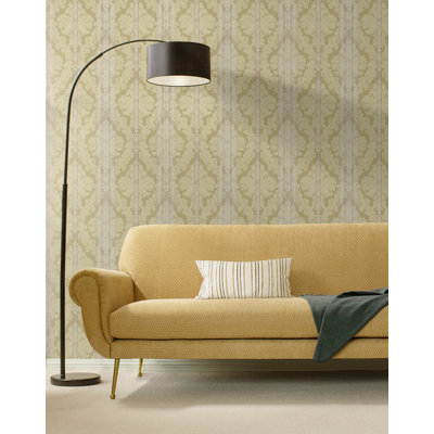 Papier peint damassé rayé non tissé Seabrook Designs
