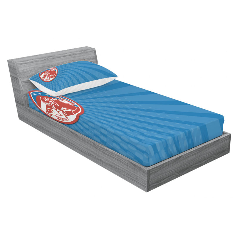 Microfiber Sheet Set, Twin Sheet Set with Fitted Sheet