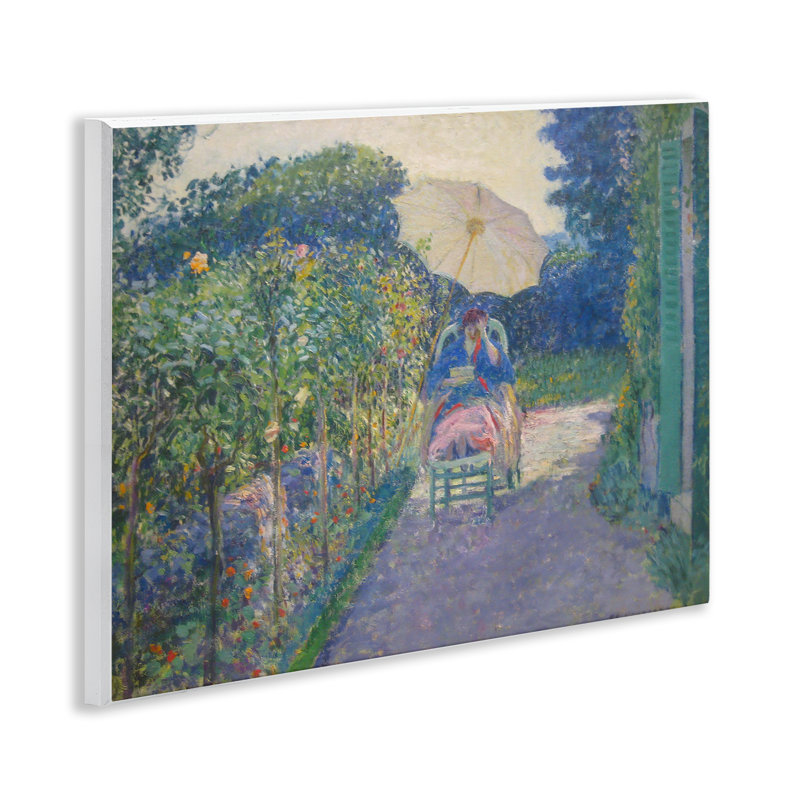 Art mural classique "Femme dans le jardin" par one1000paintings