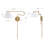 Steel Plug-in Swing Arm Sconce-683670903