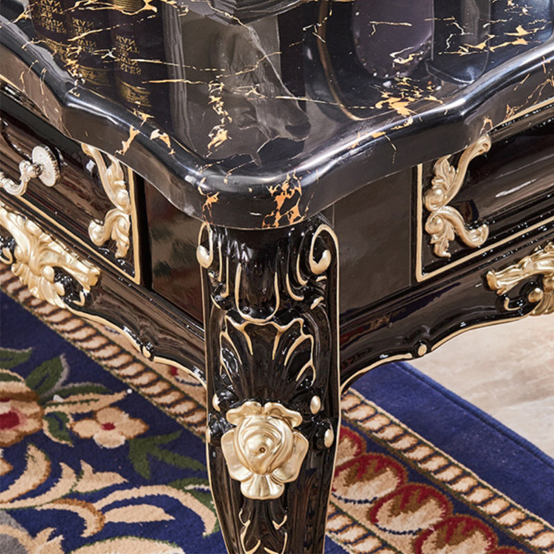 European End Table with Storage