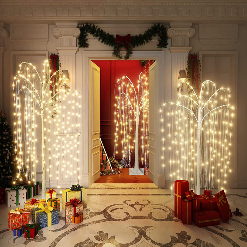 Arbre de Noël artificiel à DEL 70,8 po