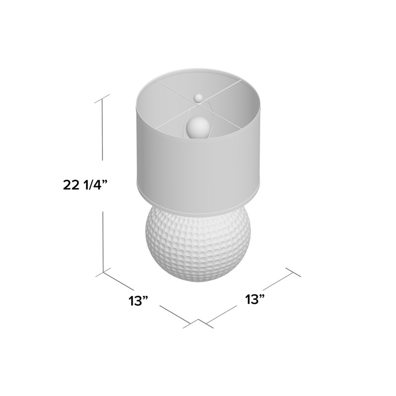 Lampe de table 22,25 po Maser