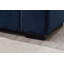 Canapé modulaire rembourré en velours côtelé 4 places avec 4 repose-pieds-125427992
