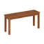 Cevriye Solid Wood Meranti Wood Outdoor Bench