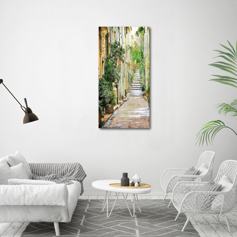 Italian Streets - Wrapped Canvas Print