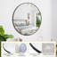 Miroir mural rond, cadre en métal moderne, miroir décoratif pour salle de bain et salon-1967764412-1967764401