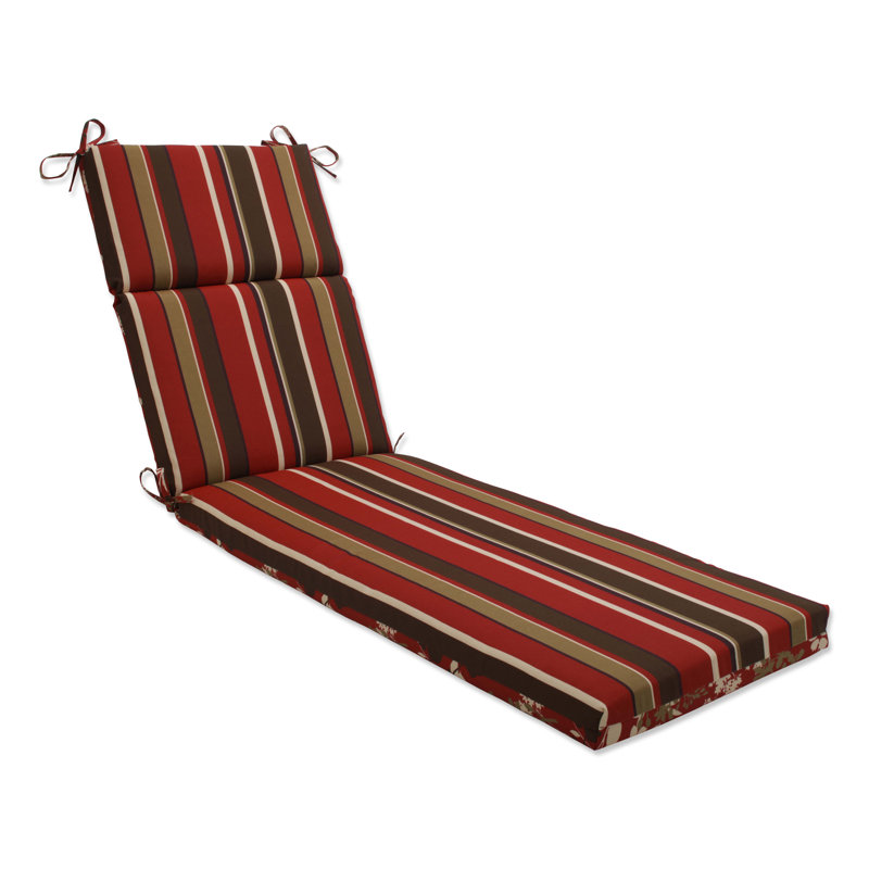 Aliziah Outdoor 3'' Chaise Lounge Back Cushion
