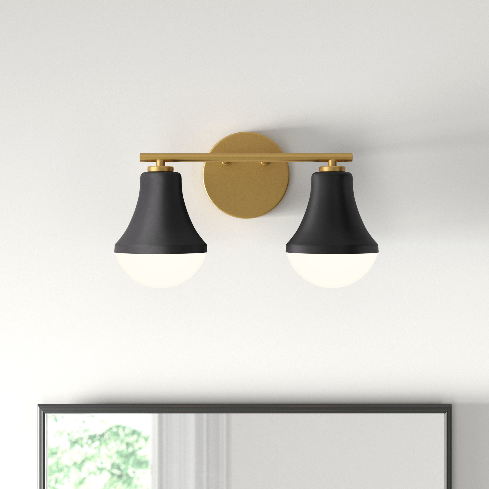 Capulet Bathroom Vanity Light, Black