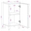 40cm Solid Wood Sideboard