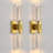 Nazreen Crystal LED Wallchiere Dimmable Wall Light-452089400