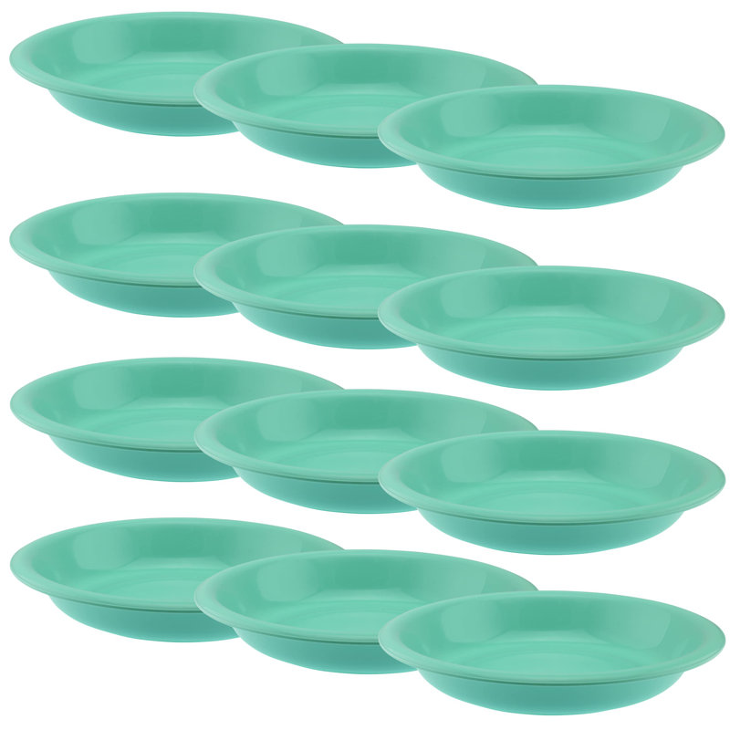 Ardice Unbreakable Deep 8" Dinner Plate, Green