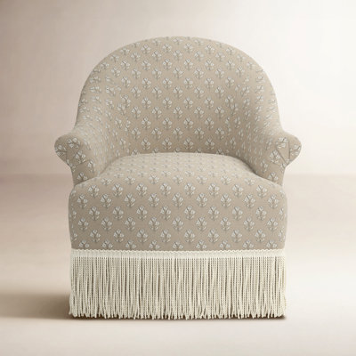 Stoffer Home Marie Cotton Swivel Armchair