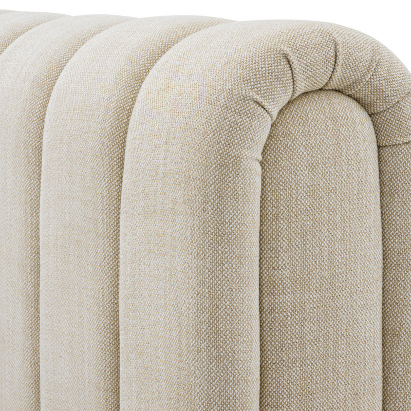 Bed Frame Kayden Albury Beige, Queen