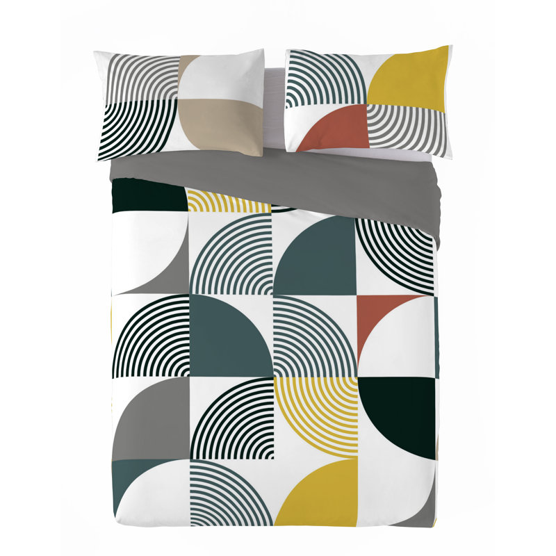 Ensemble de housse de couette en coton 3 pièces de très grand format (106 "x L 92")