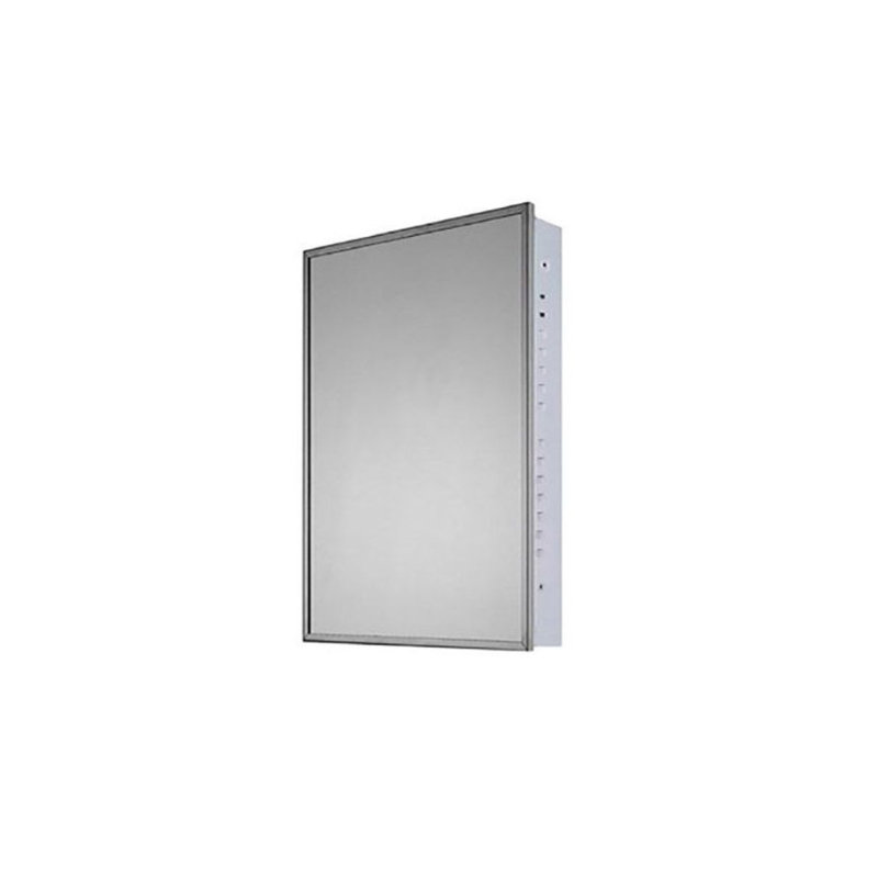 Armoire à pharmacie à 1 porte avec tablettes réglables Uriel, 16 po x 26 po