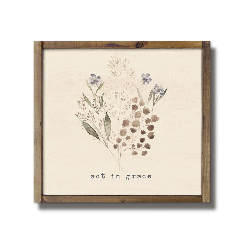 " Act In Grace "