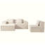 Canapé-lit modulaire en velours côtelé avec repose-pieds et coussins CozyForm-1216326001-1216326007